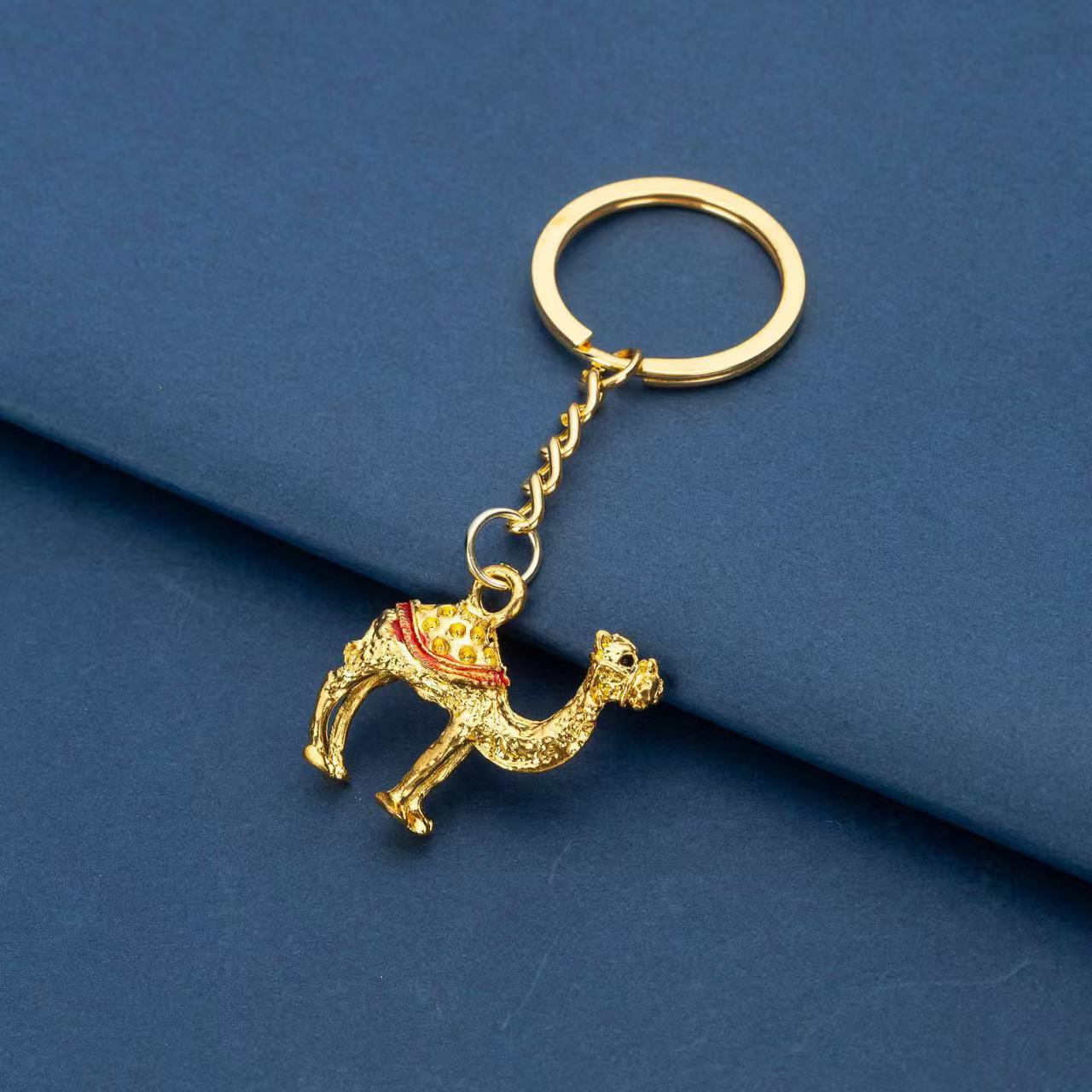 Car Accessories Dubai - New Metal 3D Camel Keychain Dubai