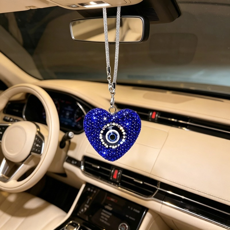 Car Accessories Evil Eye - Car Pendant Creative Diamond Inlaid Evil