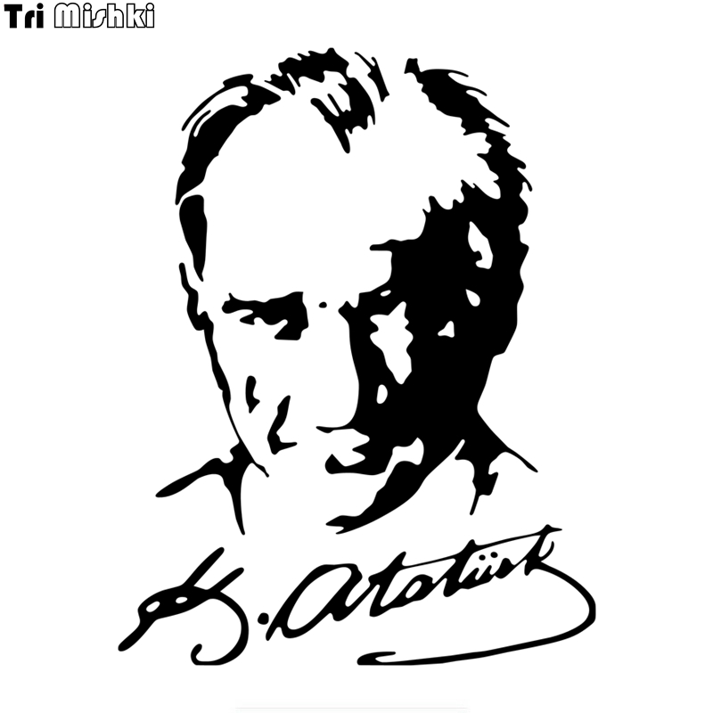 Car Accessories Malaysia - Tri Mishki 19.4*15cm car sticker mustafa