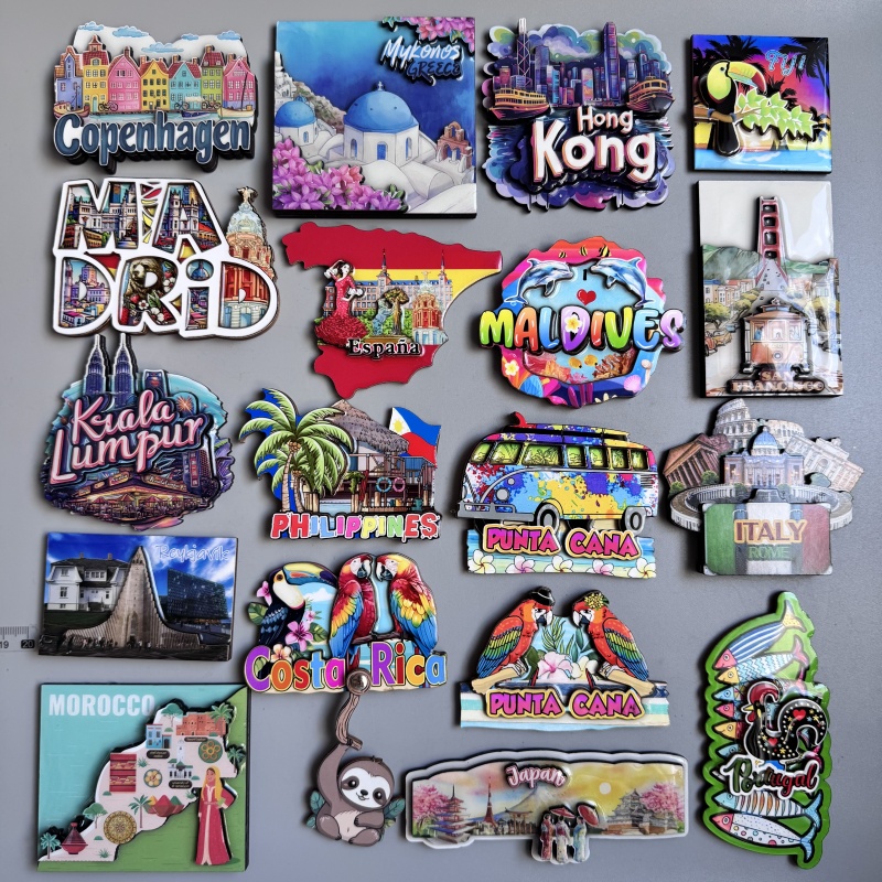 Car Accessories Dubai - Wood Fridge Magnets Denmark GREECE HK