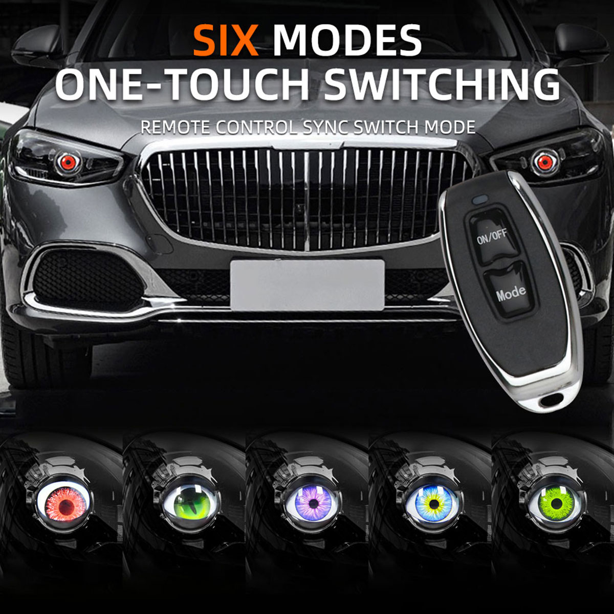 3 Inch Car LED Devil Eyes Demo - Car Accessories Evil Eye recension och pris