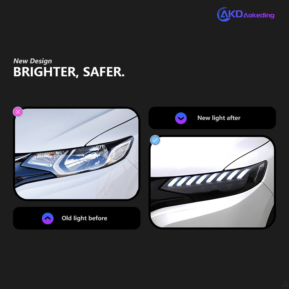 AKD Car Styling Head Lamp for  - Car Accessories Evil Eye recension och pris