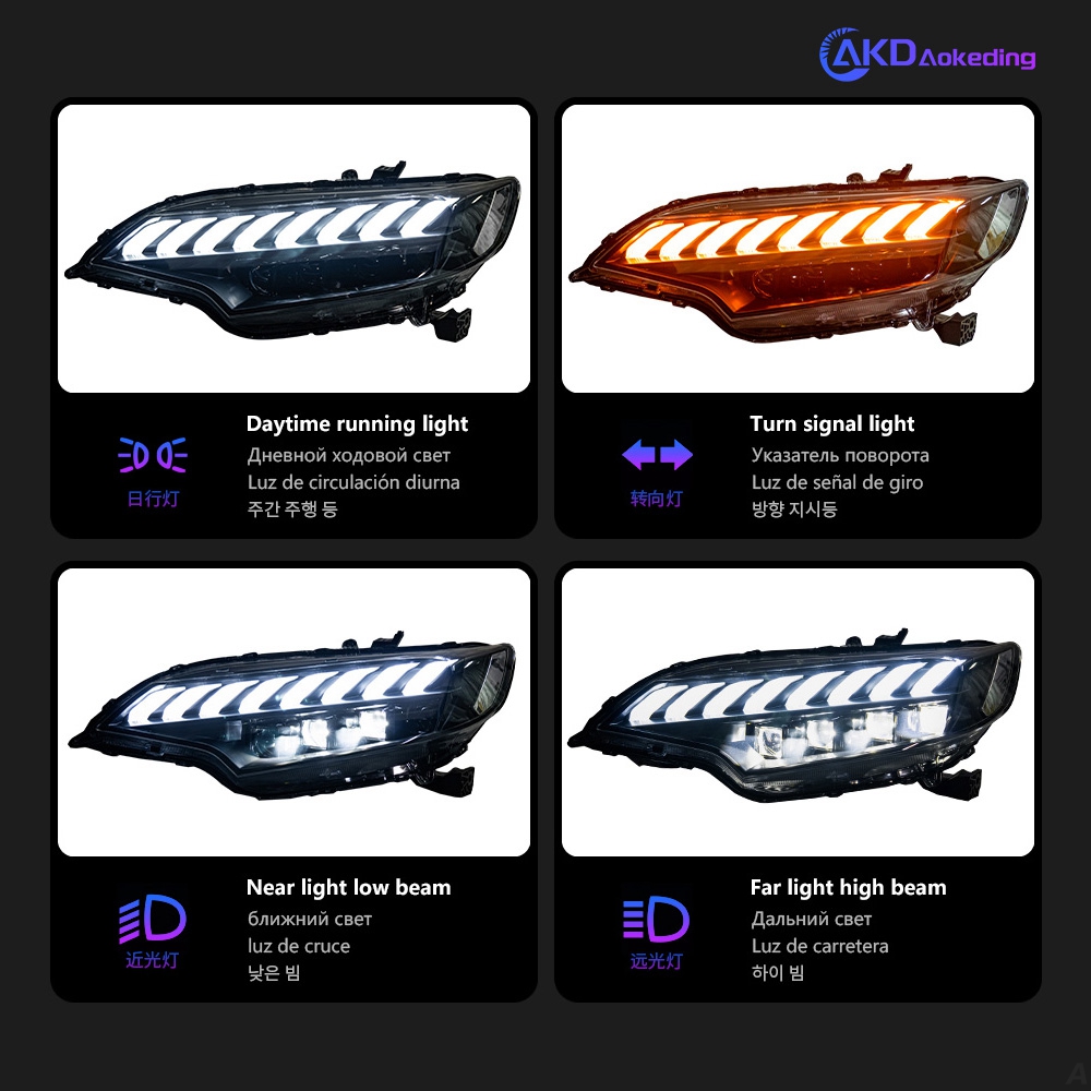 AKD Car Styling Head Lamp for  - Car Accessories Evil Eye recension och pris