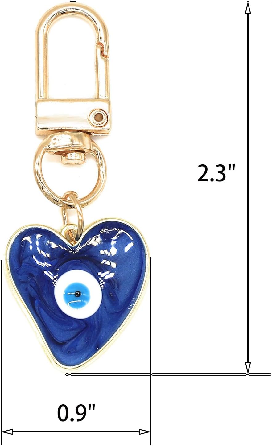 Evil Eye Keychains Sweat-heart - Car Accessories Evil Eye recension och pris