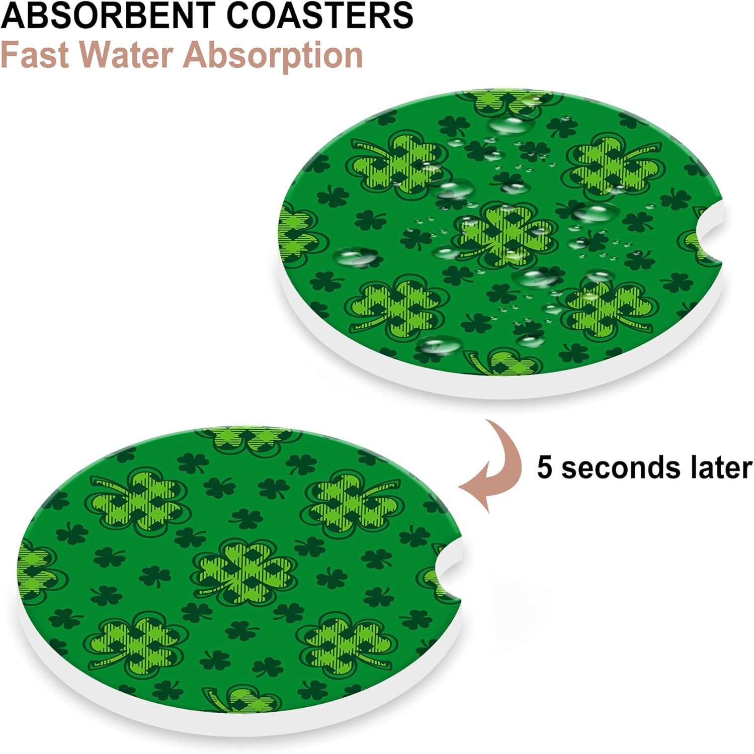 Car Coaster for Cup Holders,Gr - Car Accessories Cork recension och pris