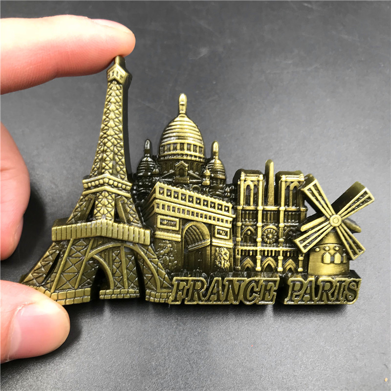 France Paris Metal 3D Cute Mag - Car Accessories Dubai recension och pris