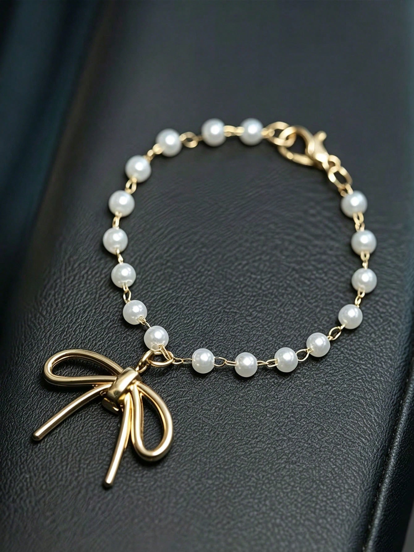 Pearl Bow Car Pendant Alloy Fa - Car Accessories Evil Eye recension och pris