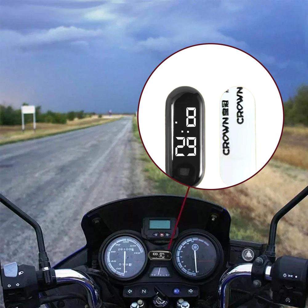 Luminous Motorcycle Car Clock  - Car Accessories Workshop recension och pris