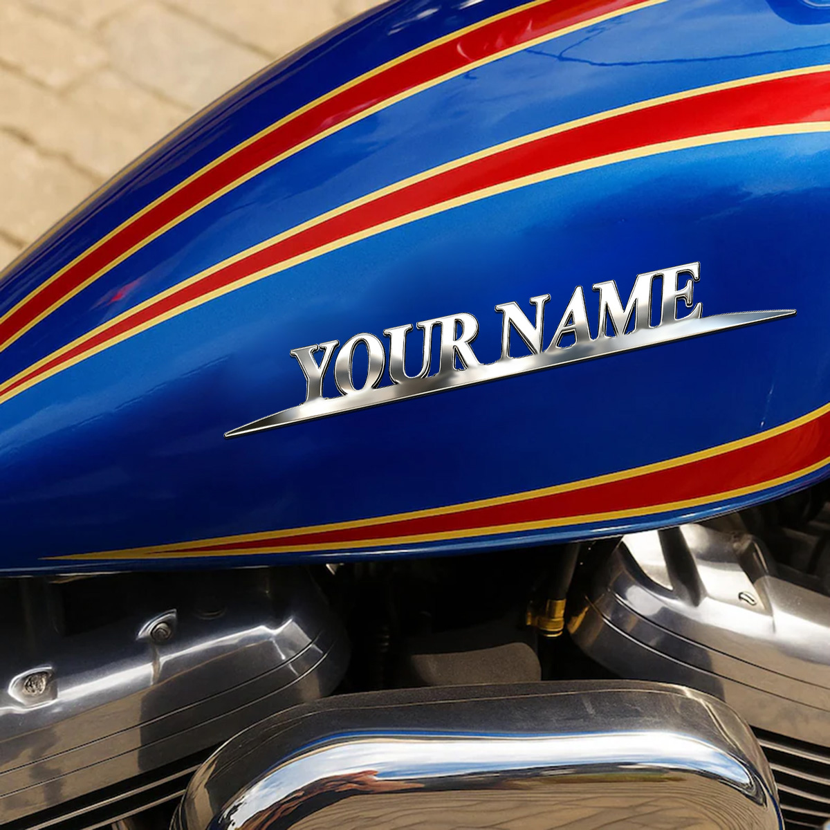 Metal Trendy YOUR NAME Sticker - Car Accessories Gifts recension och pris