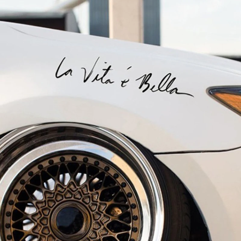 Beautiful life car sticker La  - Car Accessories Evil Eye recension och pris