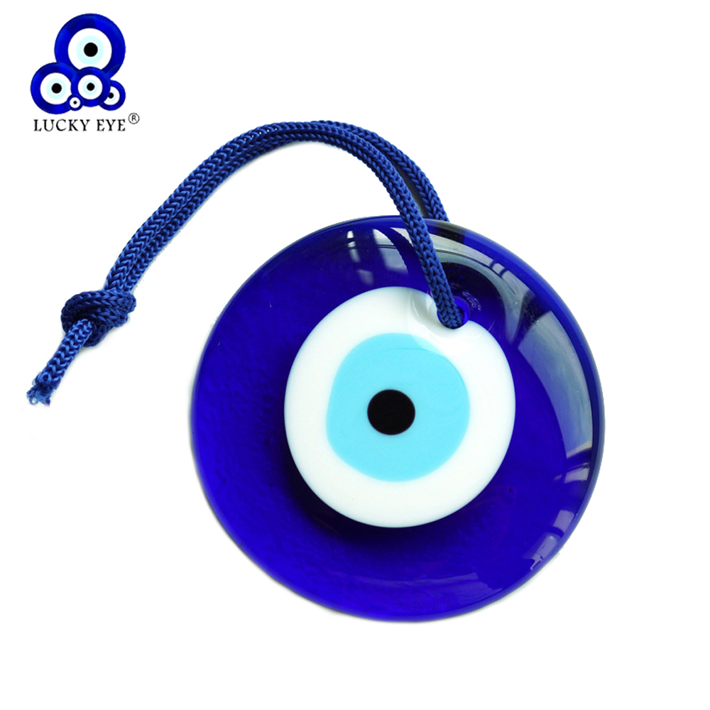 Lucky Eye Glass Blue Turkish E - Car Accessories Evil Eye recension och pris