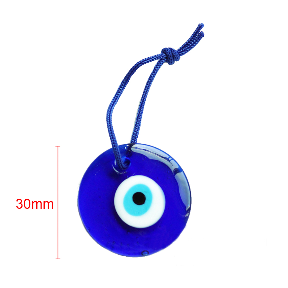 Lucky Eye Glass Blue Turkish E - Car Accessories Evil Eye recension och pris