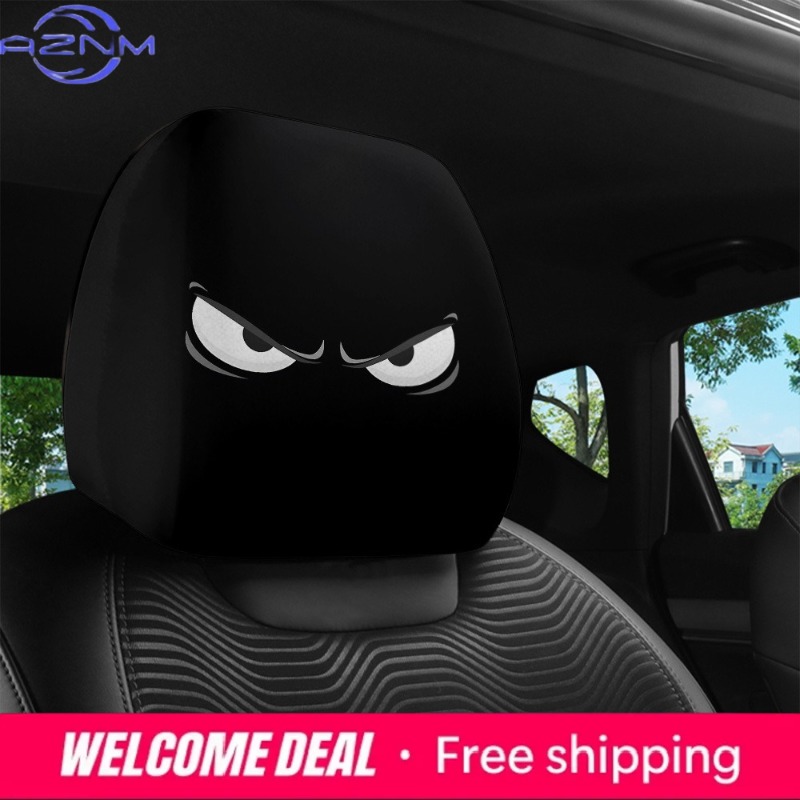2PCS Evil Eye Printed Car Head - Car Accessories Evil Eye recension och pris