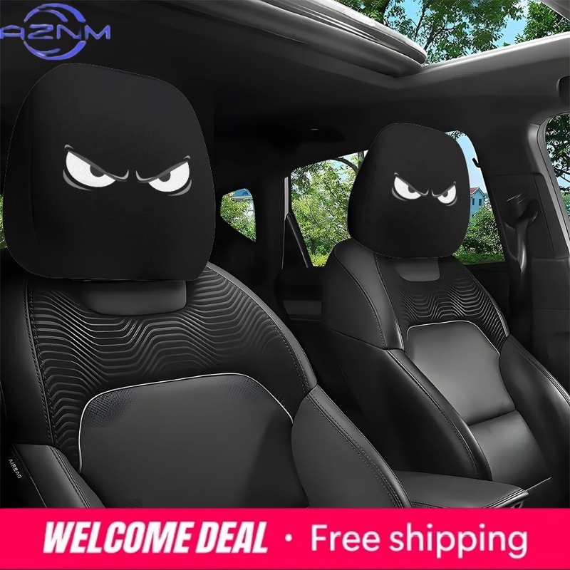 2PCS Evil Eye Printed Car Head - Car Accessories Evil Eye recension och pris