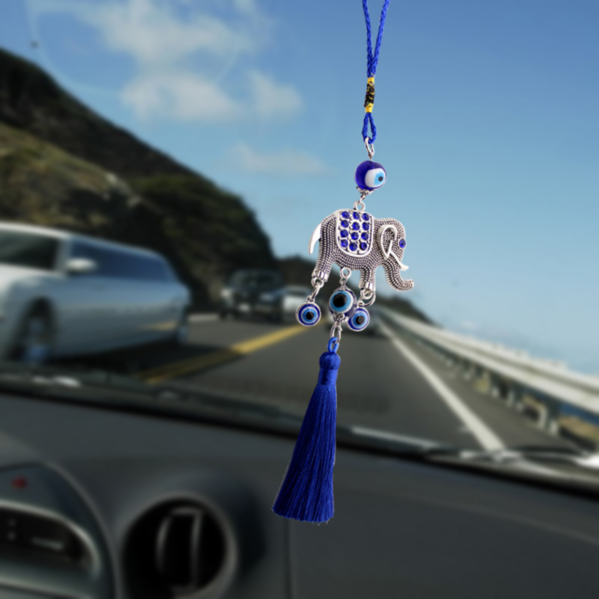 Blue Inlaid with Suction Cup,  - Car Accessories Evil Eye recension och pris