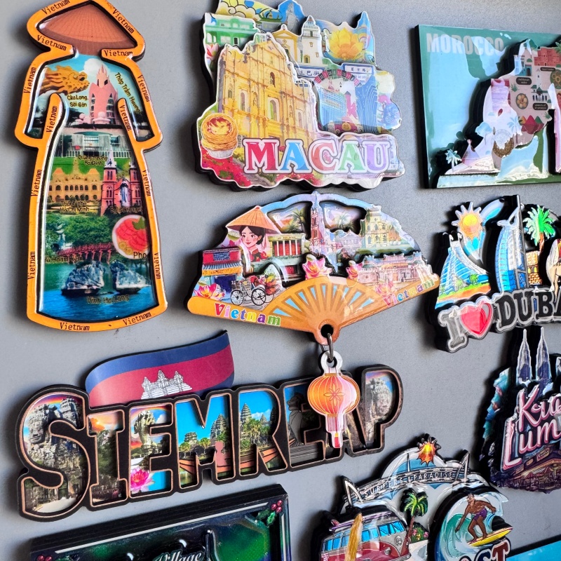 Wooden Fridge Magnets Vietnam  - Car Accessories Dubai recension och pris