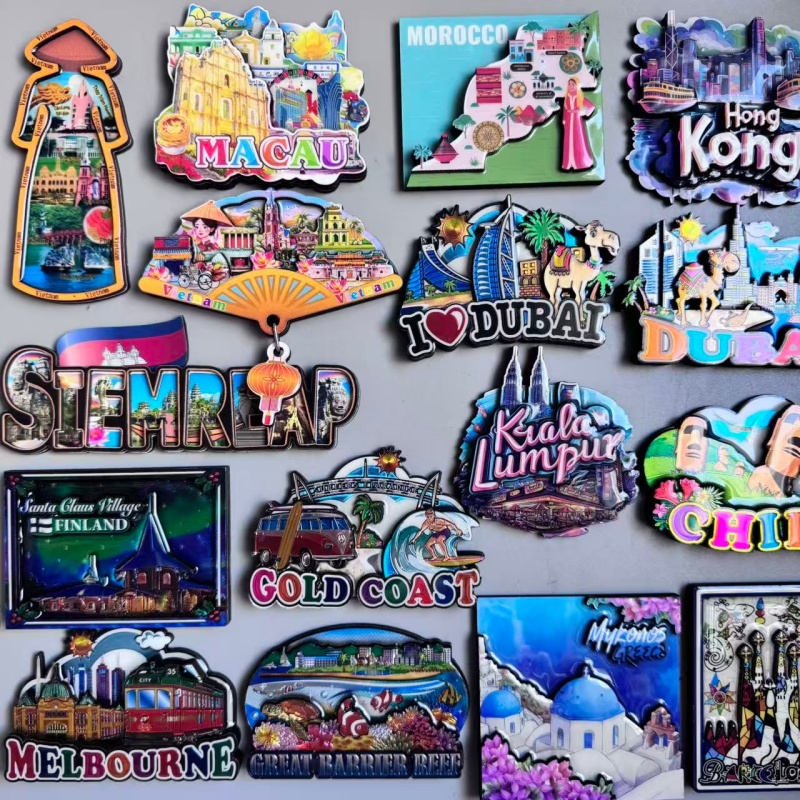 Wooden Fridge Magnets Vietnam  - Car Accessories Dubai recension och pris