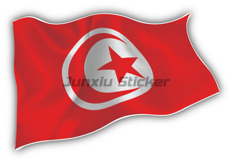 Tunisia National Flag Sticker  - Car Accessories Malaysia recension och pris