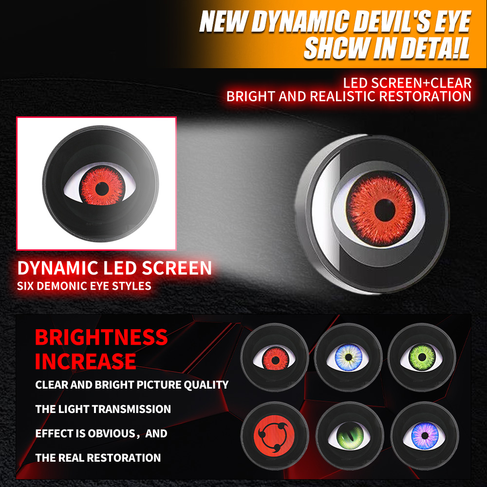 LED Headlight Demon Eyes Dynam - Car Accessories Evil Eye recension och pris